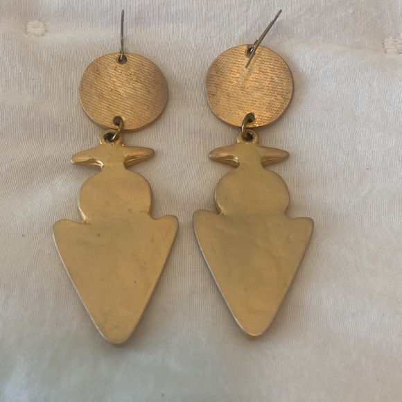 Jennifer Thames Aztec Earrings - Picture 2 of 2